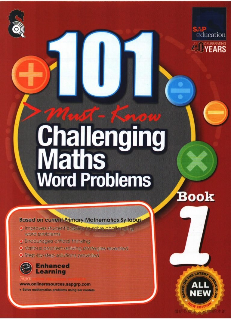 101 Challenging Math’s Word Problems Book 1