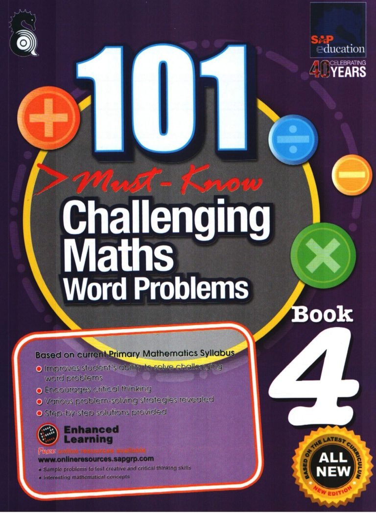 101 Challenging Math’s Word Problems Book