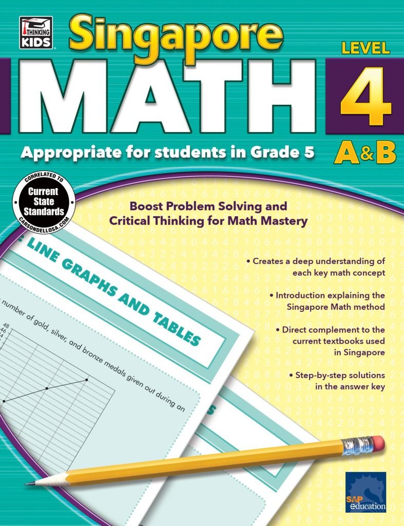 Singapore Math Workbook 4