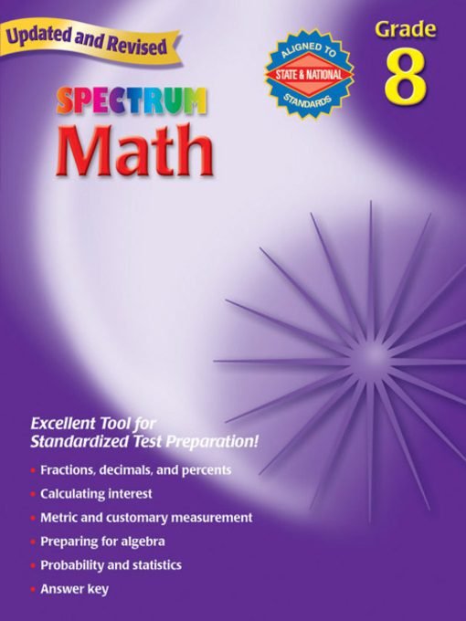 Spectrum Math Workbook 8