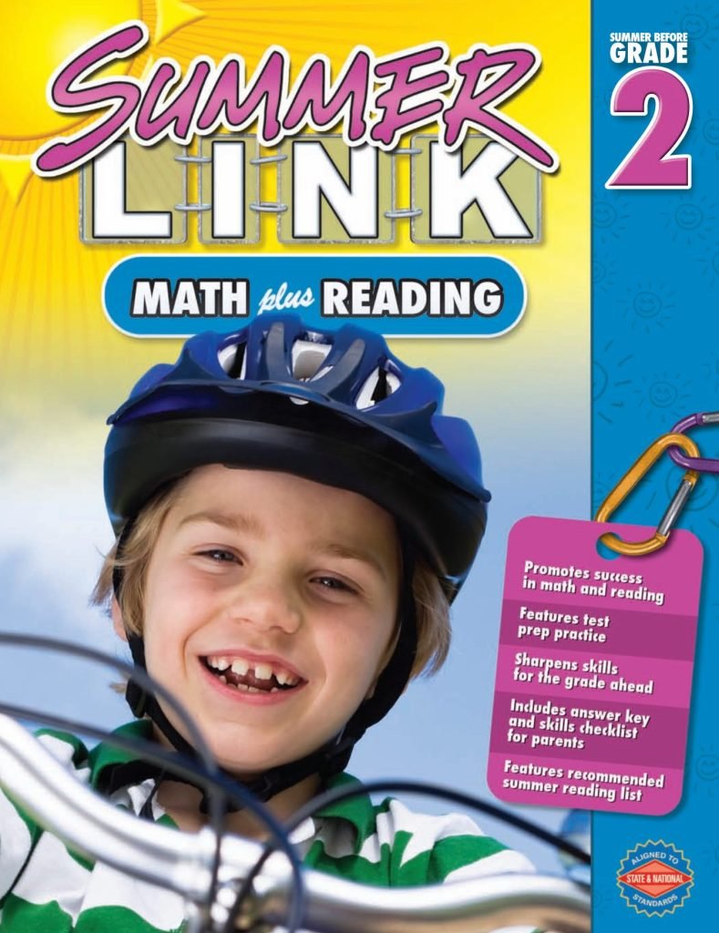 Summer Link Math Plus Reading Book 2
