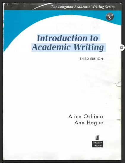 Introduction to Academic Writing