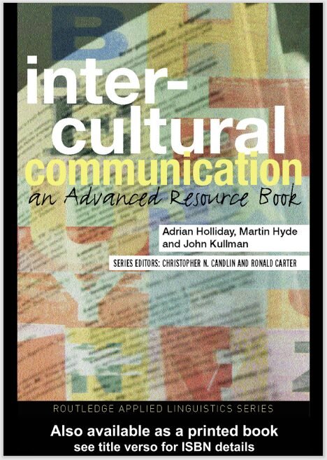 Intercultural Communication An Advanced Resource Book