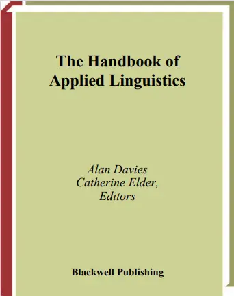 The Handbook of Applied Linguistics
